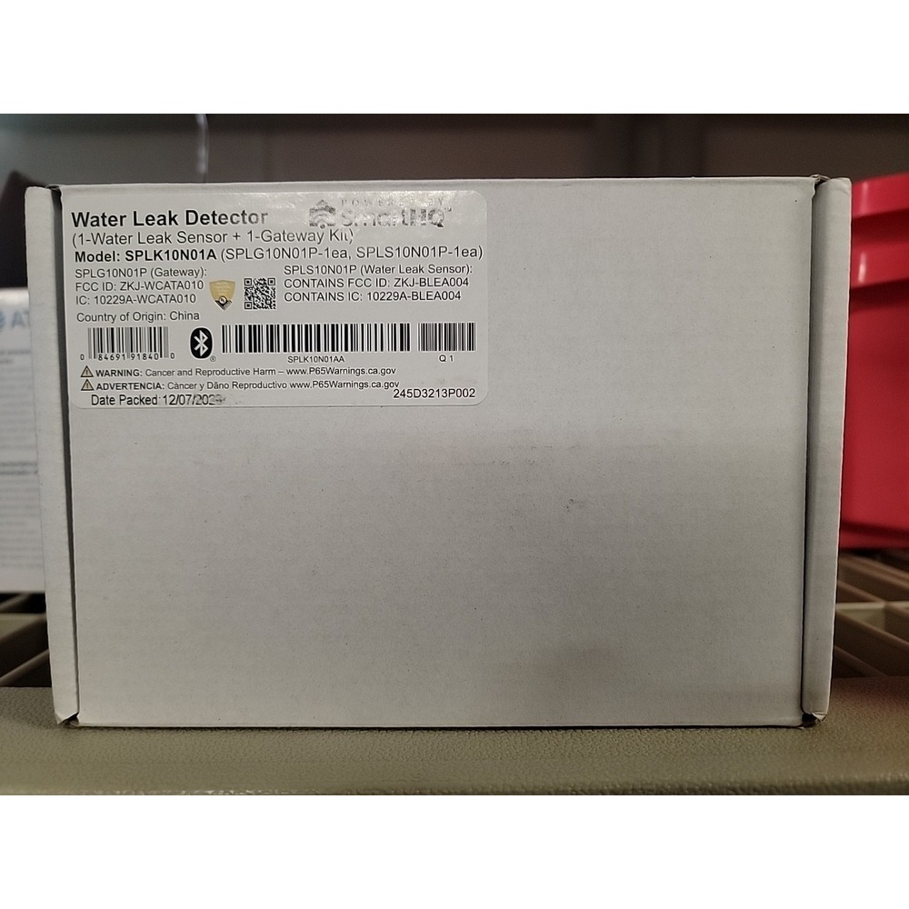 GE Appliances SmartHQ WiFi Water Leak Detector SPLK30N01A NEW In Box Kit!